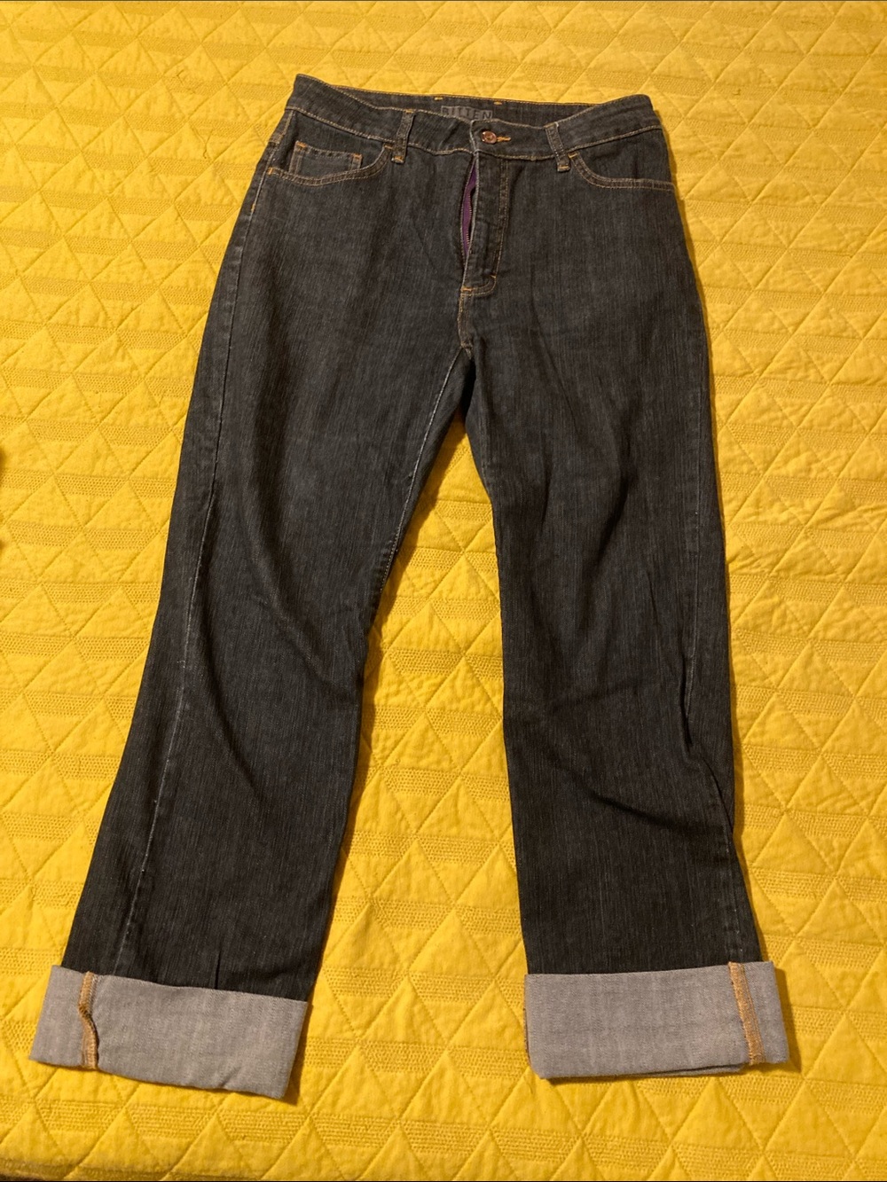 Bitten by Sarah Jessica Parker Women’s Straight-Leg Jeans in Dark Gray